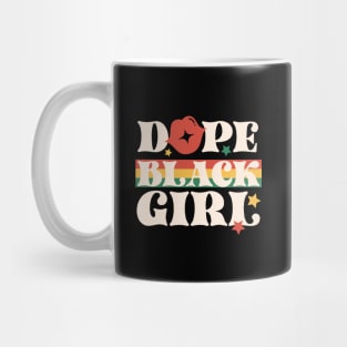 Dope Black Girl Black History Month Gift Mug